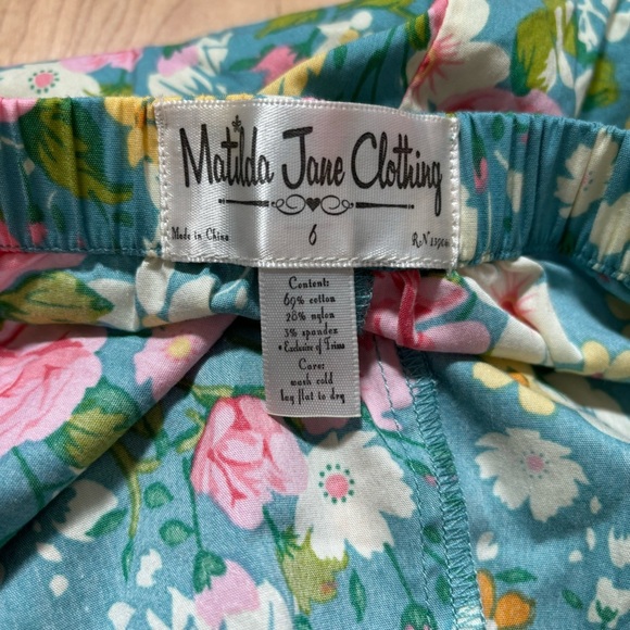 Matilda Jane Good Hart Stone Cliff Big Ruffles Flare Floral Pants - Picture 10 of 10